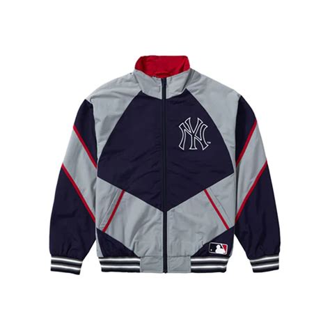 supreme x new york yankees track jacket